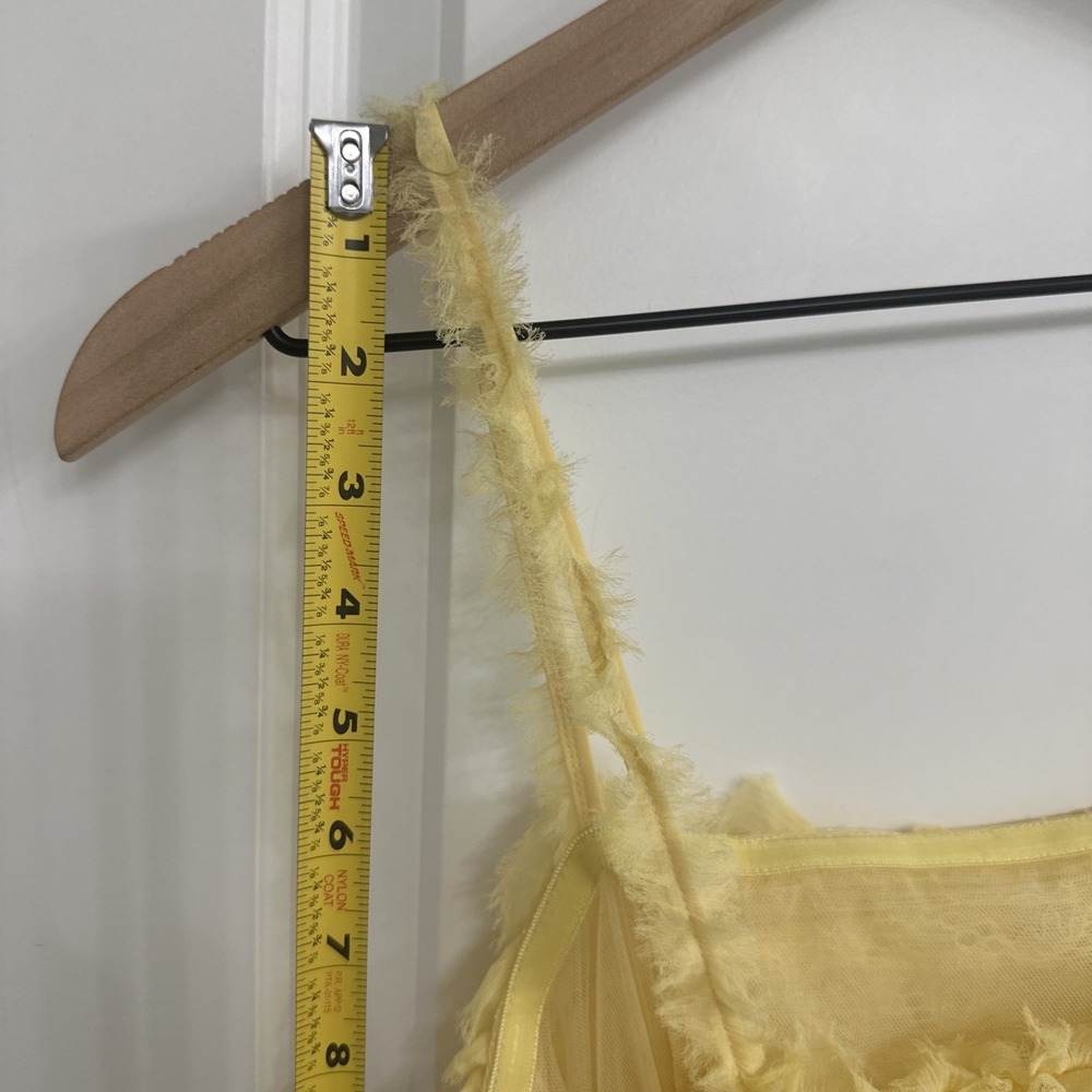 Ulla Johnson Women Size 0 Florelle Chantilly Lace Midi Dress Lemonbalm - Picture 12 of 16